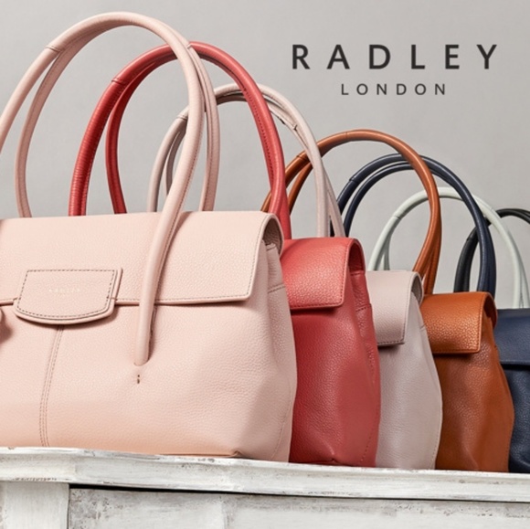 RADLEY London Pebble Leather Shoulder Bag, Burnham Beeches, Blush